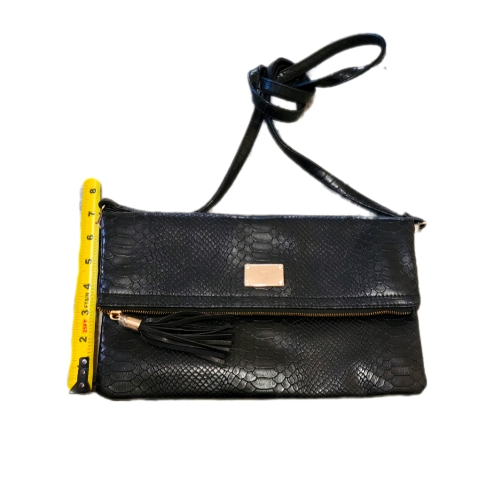 INC. Fold over cross body purse
